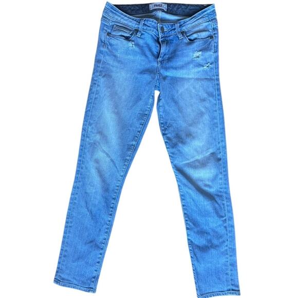PAIGE Women's size 26 Skyline Ankle Peg Skinny Stretch light wash Denim Jeans - Picture 5 of 14